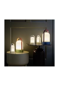 REMEMBER® - LED-Leuchte "Uri", 3er Set - GRAU