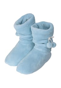 normani® - Damen-Fleece-Hausschuhe mit Bommeln - Apricot