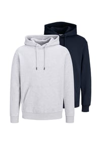 JACK & JONES - Sweatshirt / Hoodie 2er Pack Bradley - Beige / creme