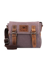 GREEN BURRY Vintage Hemp - Vintage Hemp Umhängetasche 22 cm - light grey