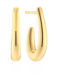 SIF JAKOBS JEWELLERY - Damen Ohrringe "Goccia Pianura Piccolo", 925er Silber - GOLD