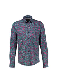 LERROS - Jerseyhemd mit Haifischkragen - ARCTIC BLUE