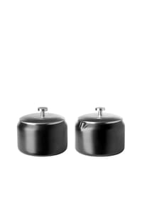 Fink Living Milch und Zucker Set DUO - DUO - schwarz, silberfarben
