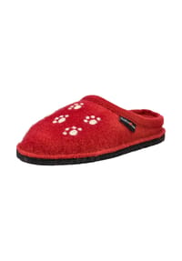 HAFLINGER - Wolle Hausschuhe - Rot
