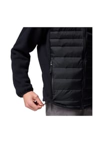 Columbia - Hybrid-Daunenjacke "Juniper Peak™", Stehkragen, für Herren - 013 BLACK