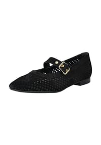 paul green - Veloursleder Ballerinas - Black