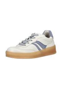Gabor® - Glattleder Sneaker - Weiß/Blau