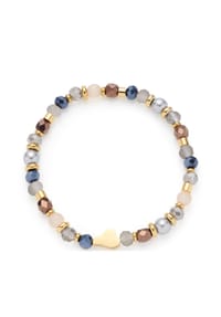 LEONARDO - Damen Armband Sylvie, Edelstahl mit Katzenauge - MEHRFARBIG