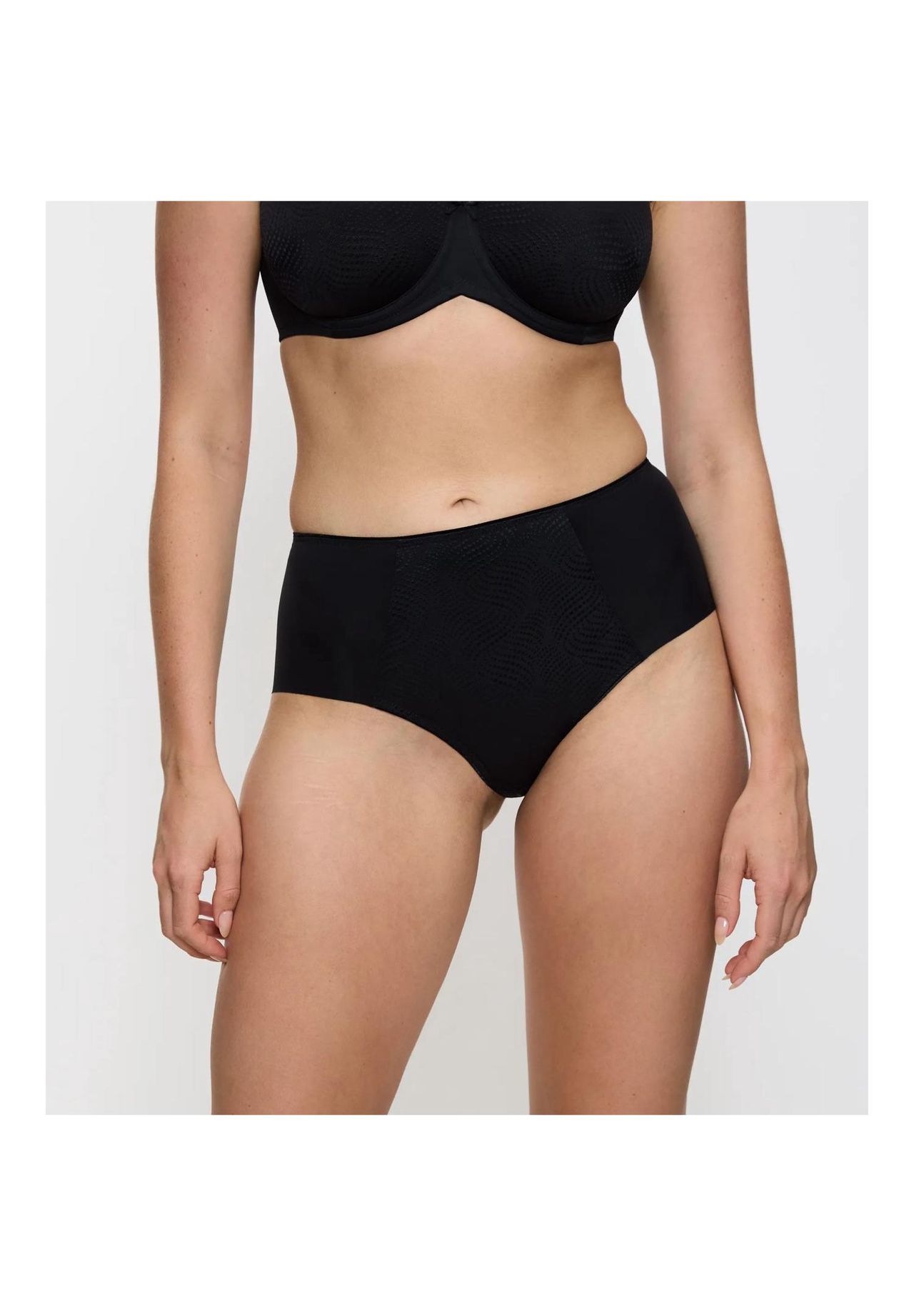 Triumph Essential Minimizer Hipster, Schimmerndes Jacquard-Design, FüR Damen, Schwarz, 46