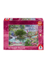 Schmidt - Bilderpuzzle "Stadtvilla am See", 1000 Teile - 