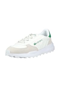LACOSTE - Textil Sneaker - Weiß/Grün
