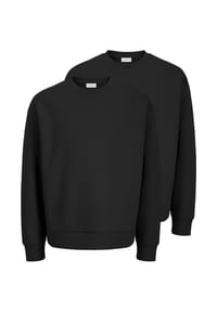 JACK & JONES - Sweatshirt 2er Pack Barron - Beige / schwarz