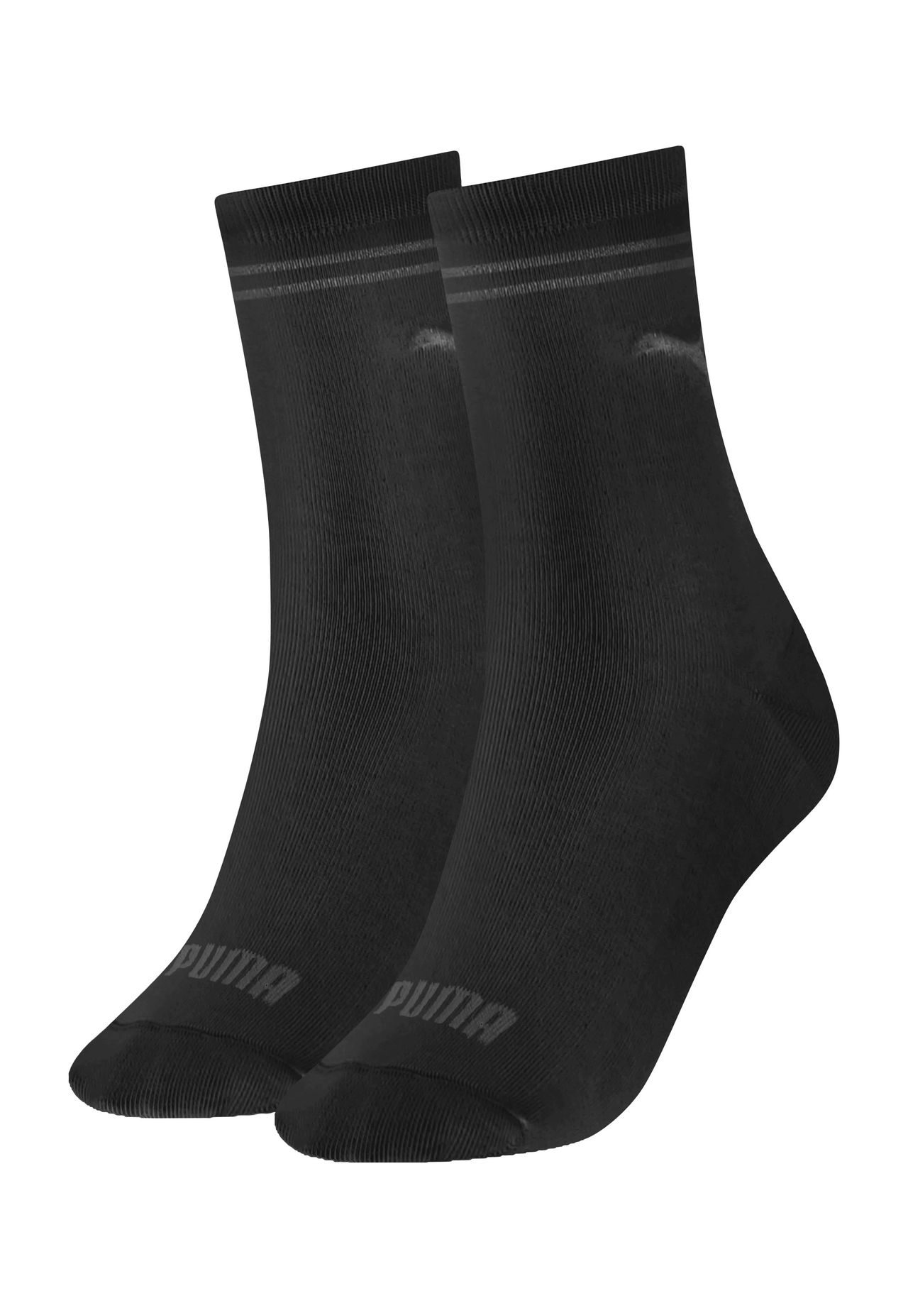 Damen Wäsche PUMA® Socken, Komfortbündchen, Logo, 2er-Pack, für Damen