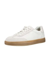 GEOX - Leder/Textil Sneaker - Weiß