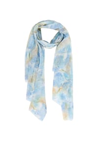 MANGUUN - Schal, Fransen, für Damen - BLUE ORIGINAL