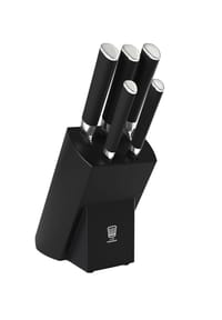 CHEFKOCH trifft FACKELMANN® Messerset, 6-teilig - CHEFKOCH - SCHWARZ/SILBER