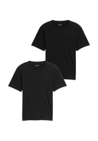 TOM TAILOR - T-Shirt, 2er-Pack, für Herren - 14297 WHITE 2