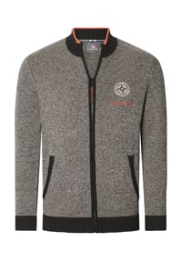 JAN VANDERSTORM - Strickjacke HESAR - dunkelgrau