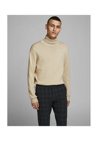 JACK & JONES - Rollkragenpullover EMIL Pullover - Schwarz