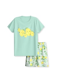 CALIDA - Kinder Kurz-Pyjama Toddlers Fruits - icy mint
