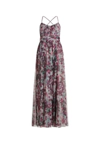 Vera Mont - Abendkleid mit Blumenprint - Purple/Green