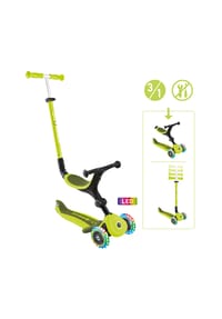 GLOBBER - GO-UP ACTIVE LIGHTS lime grün-grün, mit Leuchtrollen - grün