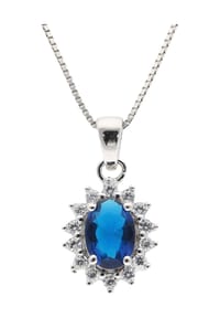 MANGUUN - Damen Kette mit Anhänger, 925er Silber - SILBER