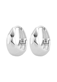 Adelia's - Damen 925 Silber Ohrringe Creolen silberfarben - gold