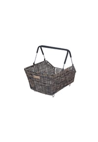 BASIL® - Hinterradkorb "Cento Rattan Look Multisystem NX",  nature brown - braun
