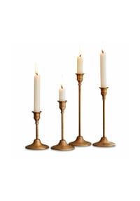 LOBERON Kerzenständer 4er Set Namoris gold - Kerzenleuchte - gold