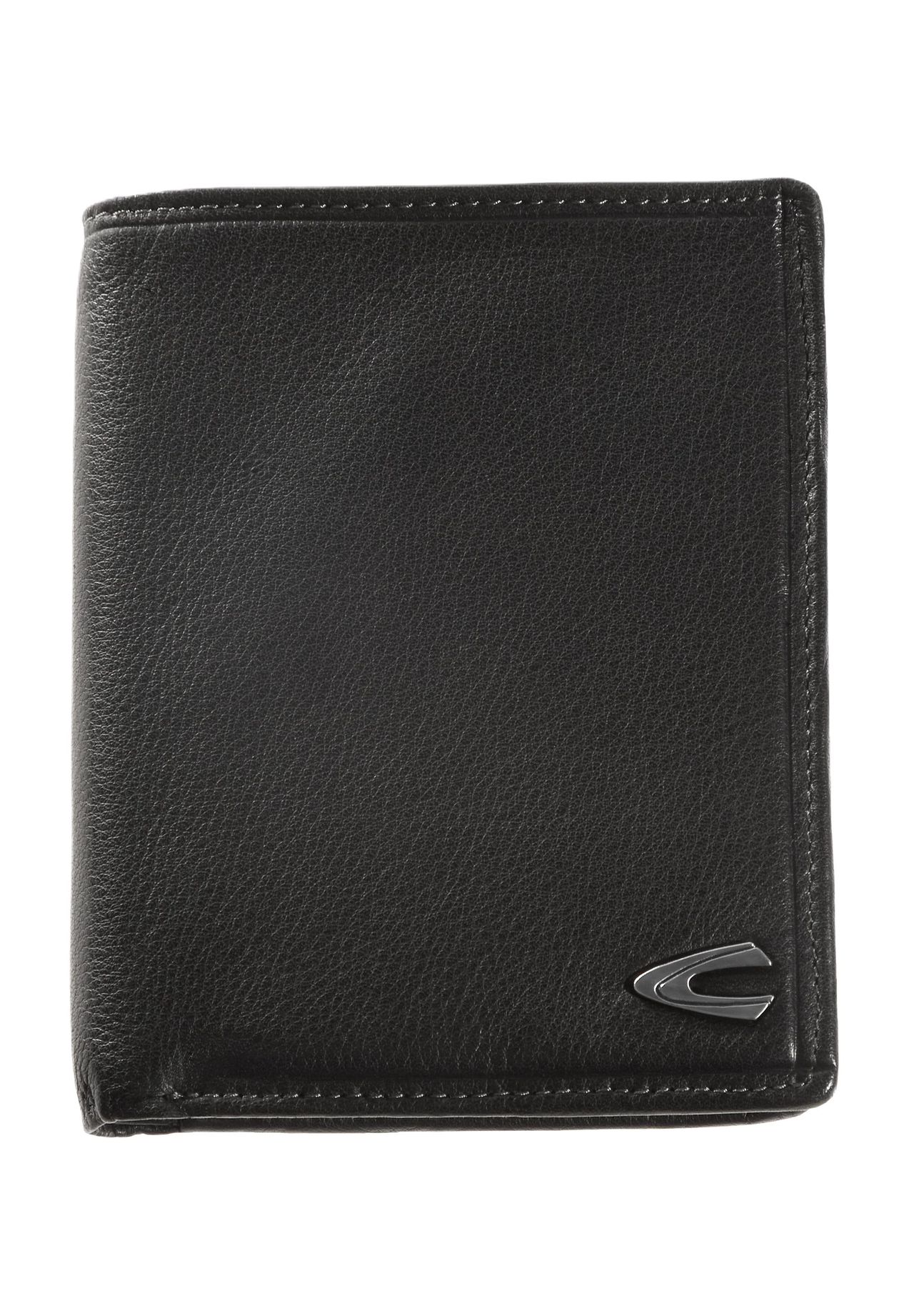 Camel Active Herren Schwarz Geldbörse "Vegas", Leder, Clean, Gepflegt, Unifarben, Kleinlederwaren, Aus Hochwertigem Rindsleder Mit Metall Logo - Bild 10