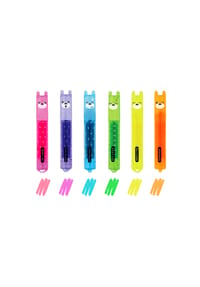 LEGAMI - Textmarker Mini Highlighters Set Teddys Mood, 6-tlg. - mehrfarbig, mehrfarbig