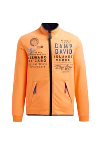 CAMP DAVID - Jacke Cabo Verde Sweatjacke - orange