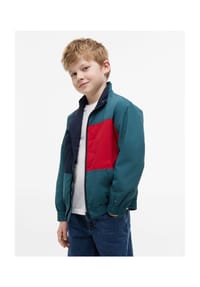 TOMMY HILFIGER - Übergangsjacke, Stehkragen, für Kinder - C1G  BLUE