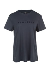 ENDURANCE ATHLECIA - Funktionsshirt KATTY W Slub Tee aus Baumwolle und Recycling-Polyester - 1001A Black