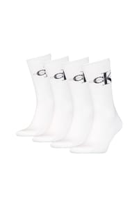 Calvin Klein - Socken, 4er-Pack, für Herren - 001 WHITE