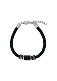 TOM TAILOR MEN - Herren Armband, Edelstahl - SCHWARZ