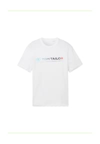 TOM TAILOR - T-Shirt Kurzarmshirt - rot