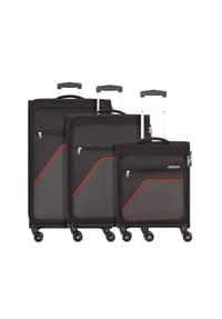 AMERICAN TOURISTER - Sky Surfer Sky Surfer 4 Rollen Kofferset 3-teilig - black-red