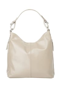 Samantha Look - Handtasche Echt Leder, Made In Italy - beige