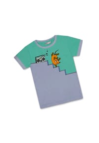 koaa - Maus, Elefant & Ente Boombox – T-Shirt - Grün