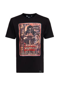KING KEROSIN - T-Shirt Lucki Maurer Special Edition Raw & Bloody - schwarz