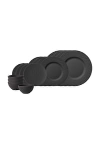 Villeroy & Boch Starter-Set Manufacture Rock schwarz - MANUFACTURE ROCK - schwarz