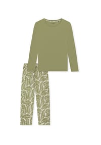 SCHIESSER - Schlafanzug Comfort Essentials - Linde