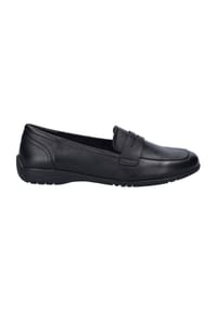 Seibel - Slipper "Fenja 22", Zierriemen, Leder, für Damen - 105 BLACK-BLACK