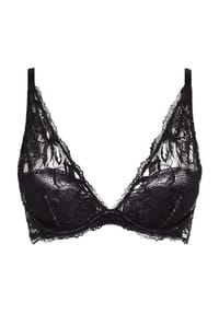 Calvin Klein - Comfort Lotus Bügel-BH, Spitze, floral, für Damen - BLACK