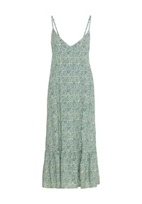 MANGUUN - Sommerkleid, Spaghetti-Träger, für Damen - E331 TRELLIS GREEN