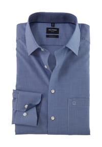 OLYMP - Luxor Businesshemd, Modern Fit, Kent-Kragen, bügelfrei, für Herren - 11 BLEU