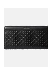 Calvin Klein BOLD MONOGRAM - Geldbörse, Rindsleder, für Damen - UB1BLACK