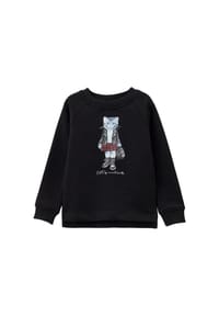 CAT by manii'ta lacitta - Sweatshirt ROCKER KITTY - black
